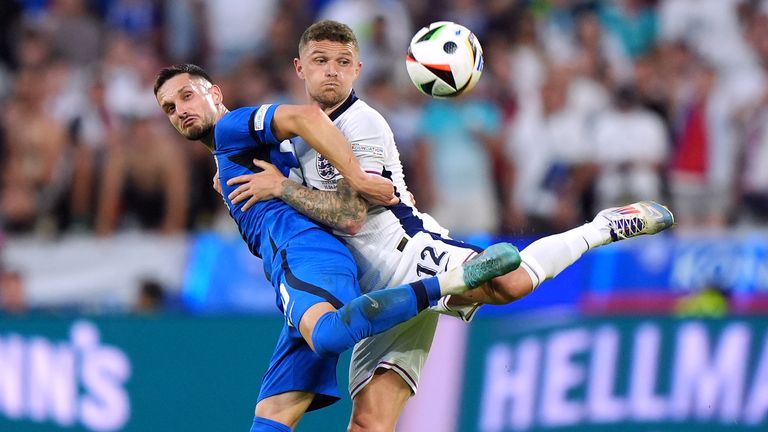 Kieran Trippier injury: England left-back a doubt for Euro 2024 last-16 tie against Slovakia with Ezri Konsa lined up | Football News