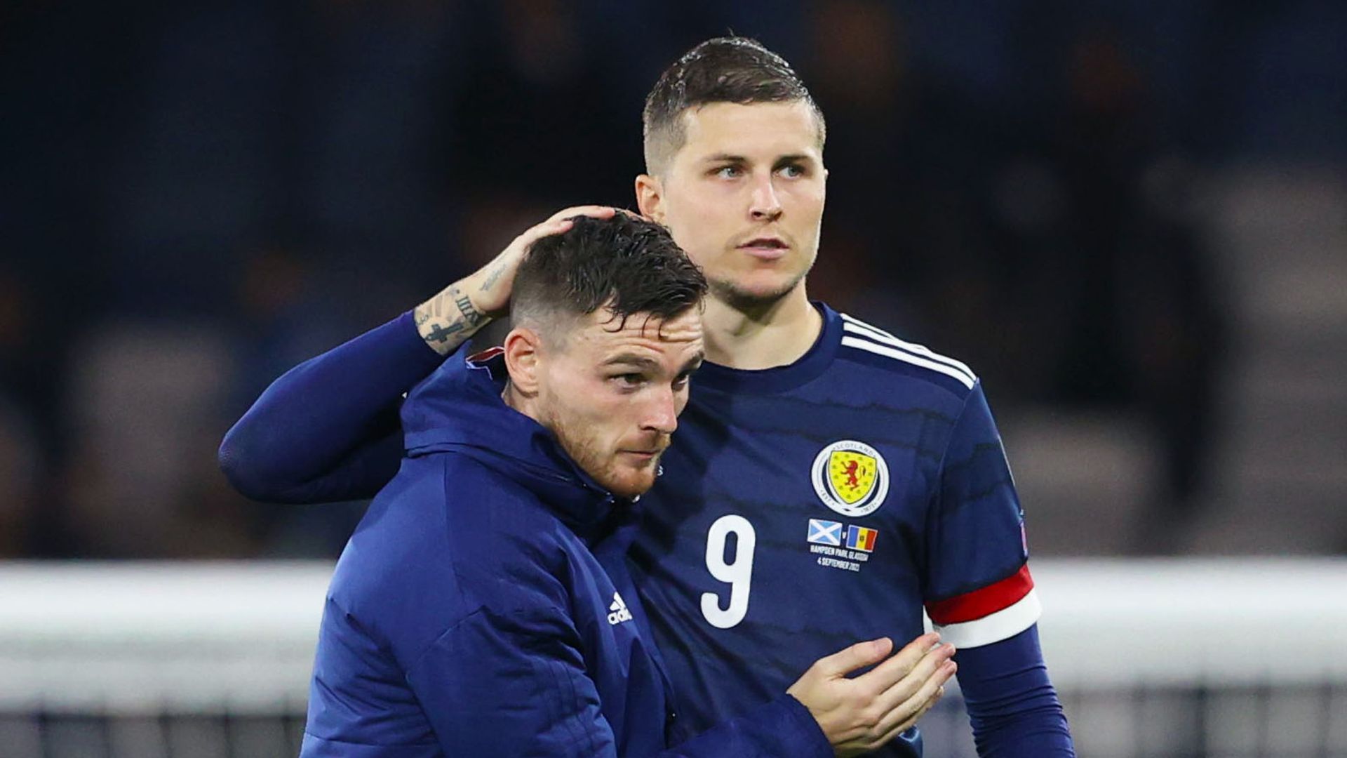 'Next best thing' | Robertson delight as injured Dykes joins Scotland for Euros